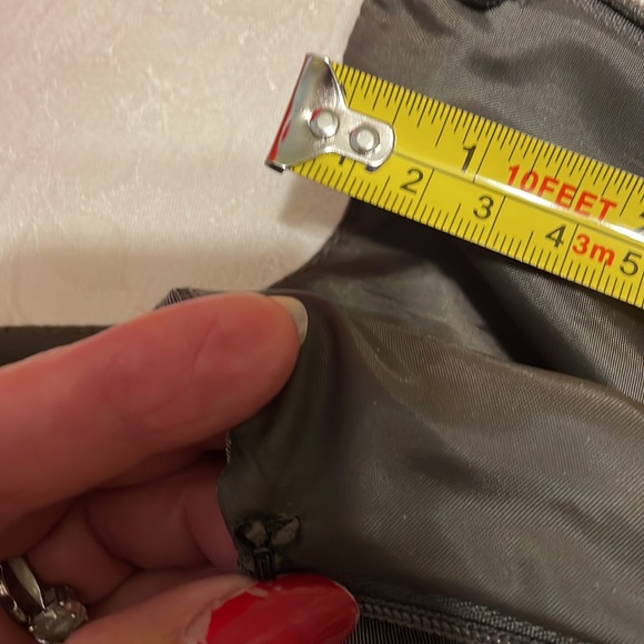 Jones Studio business classy AND glamorous A line sleeveless dress w/ belt (mlb) - Picture 10 of 10